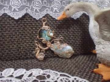 ラブラド＆ラリマー・幸運を運ぶ天使style